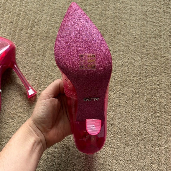 Aldo x Barbie High-Heel Shoes, 8.5, Pink - Picture 5 of 11